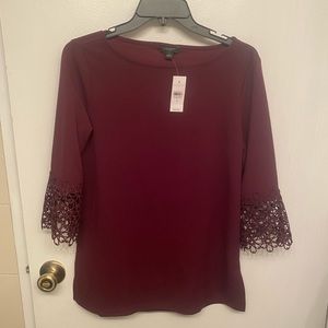 Ann Taylor Blouse 3/4 sleeves - Like New - Size S - NWOT